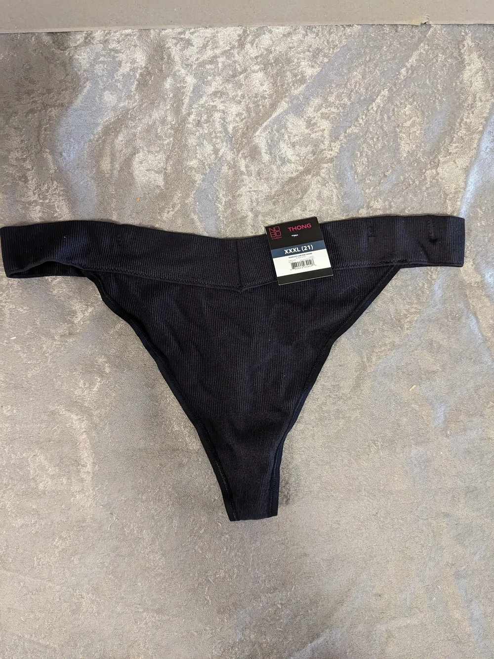 No Boundaries Women's 6-Pack Seamless Thong Panties - Size XXL (21)